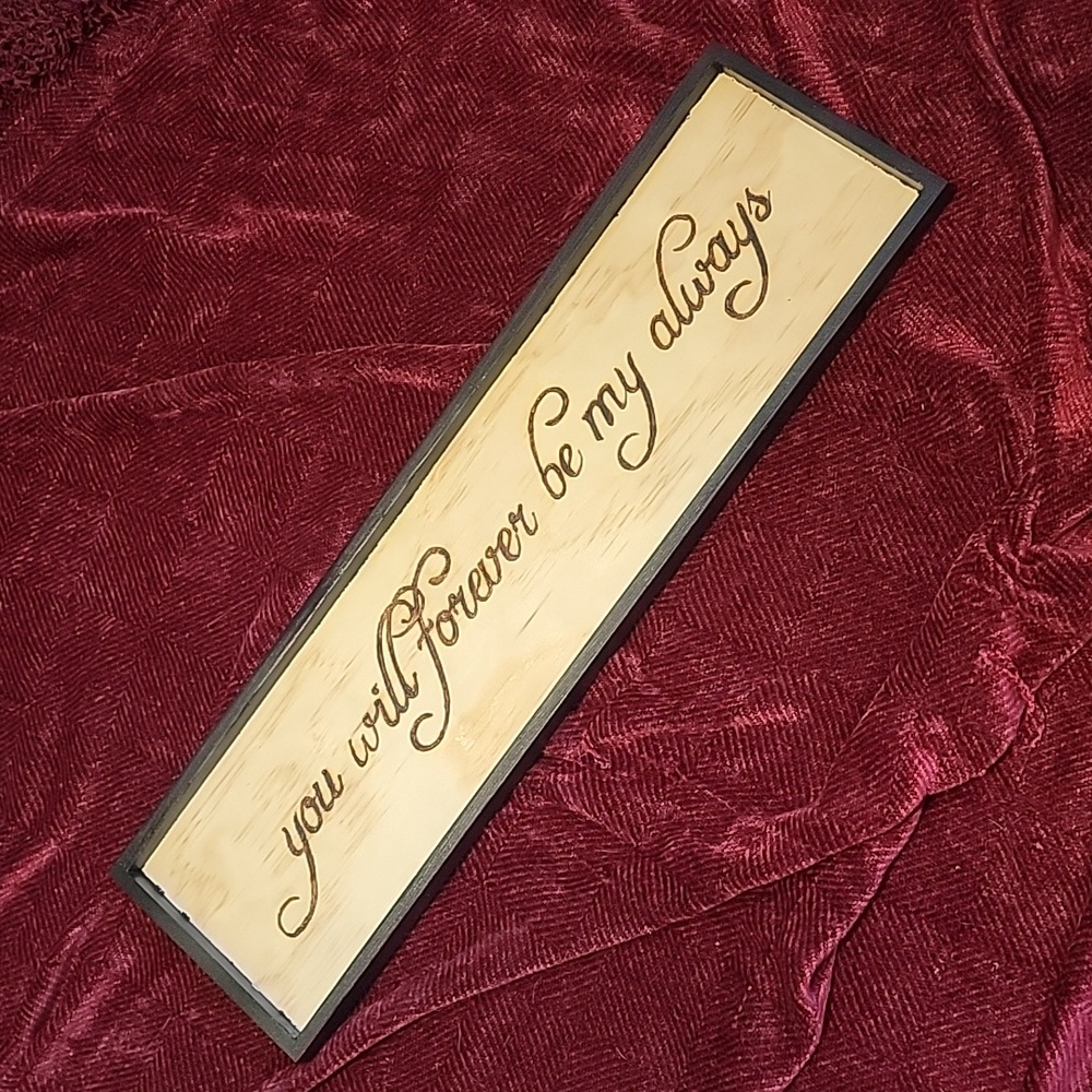 Pyrography sign - Picture 2 of 6